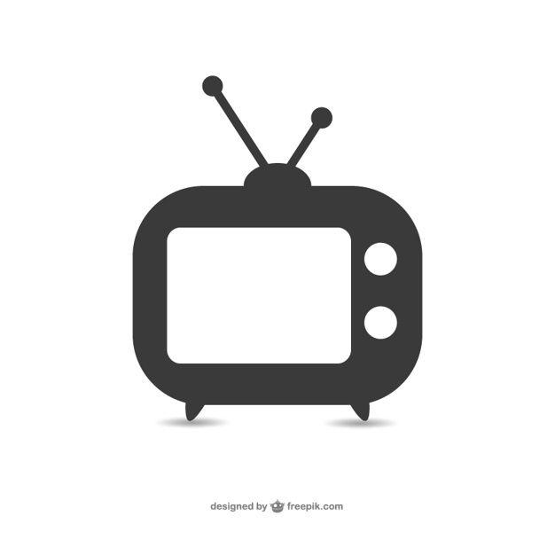 Television Logo - Old television set icon Vector