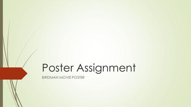 Birdman Movie Logo - Birdman Poster Recreation Studies Project