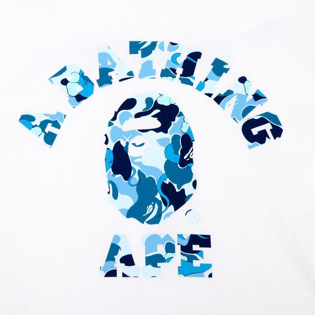 Blue BAPE Logo - Kaws x BAPE Collab Tees – Union Los Angeles