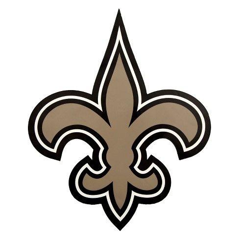 New Orleans Logo - NFL New Orleans Saints Small Outdoor Logo Decal : Target