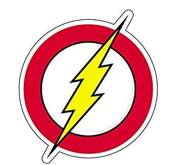 DC Flash Logo - FLASH Logo, Original DC Comics Superhero Artwork, Premium Quality, 4 ...