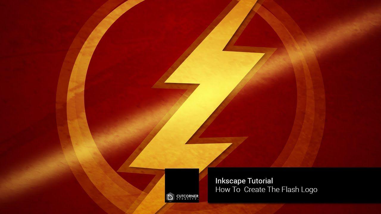Orange DC Comics Logo - Inkscape Logo Tutorial - Create The Flash Logo, DC Comics - YouTube