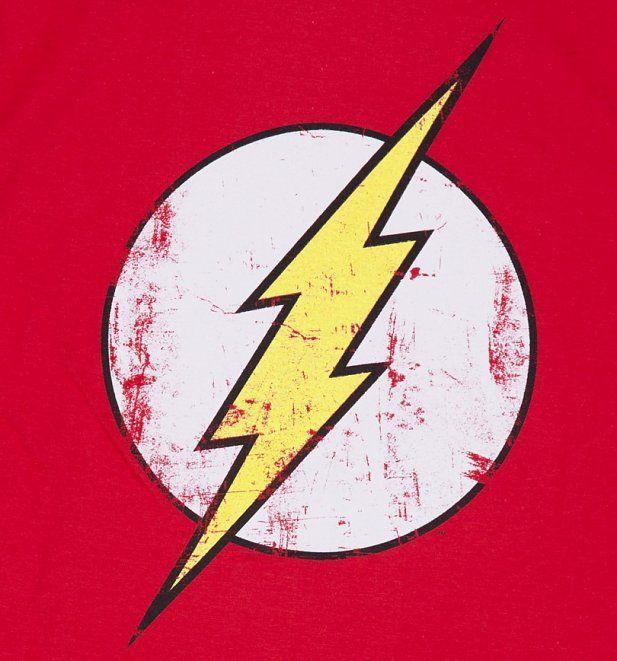 DC Flash Logo - Women's Distressed DC Comics Flash Logo T-Shirt