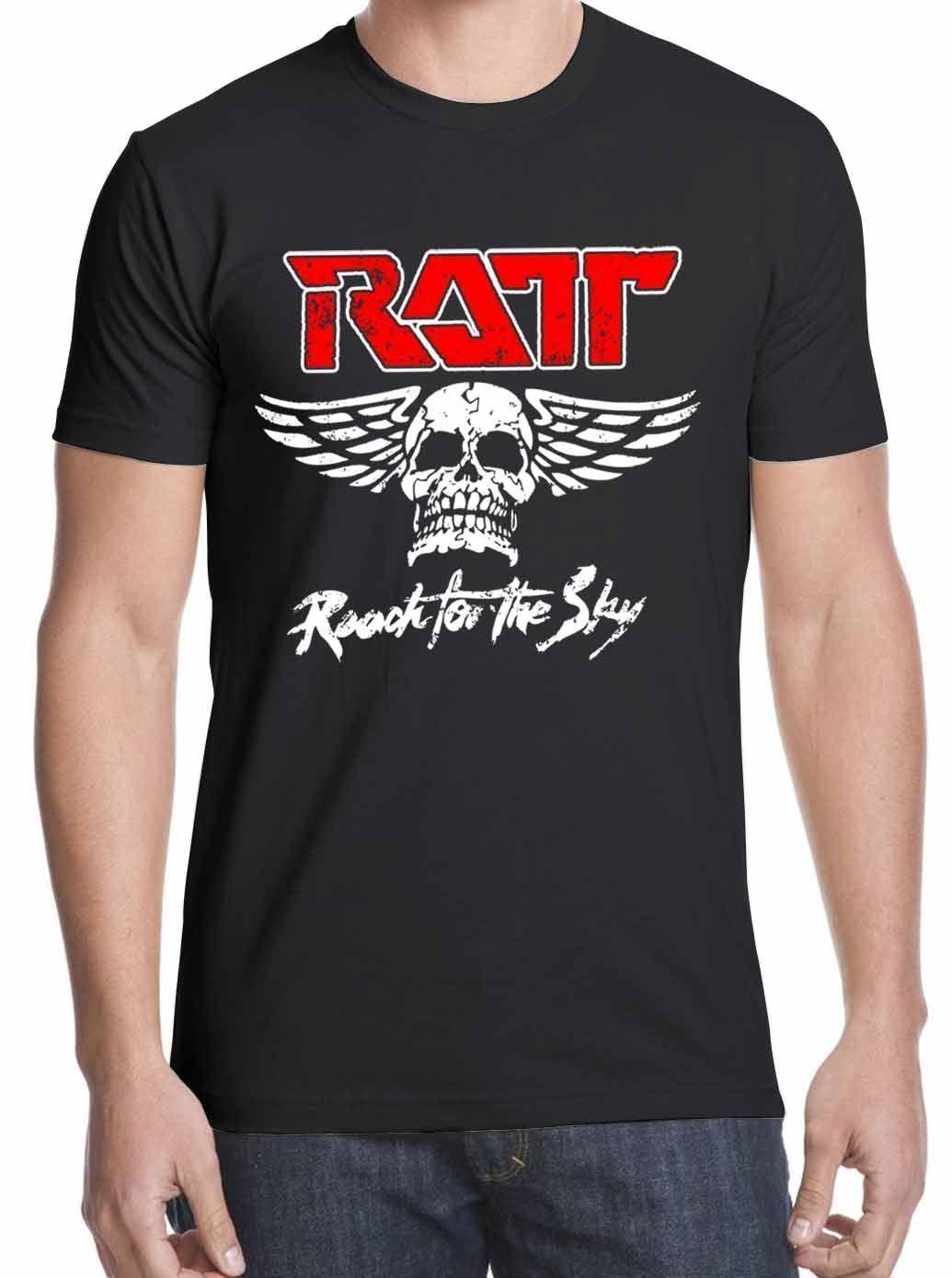 Ratt Logo - RATT T Shirt Logo Heavy Metal Retro Rock Male Best Selling T Shirt ...