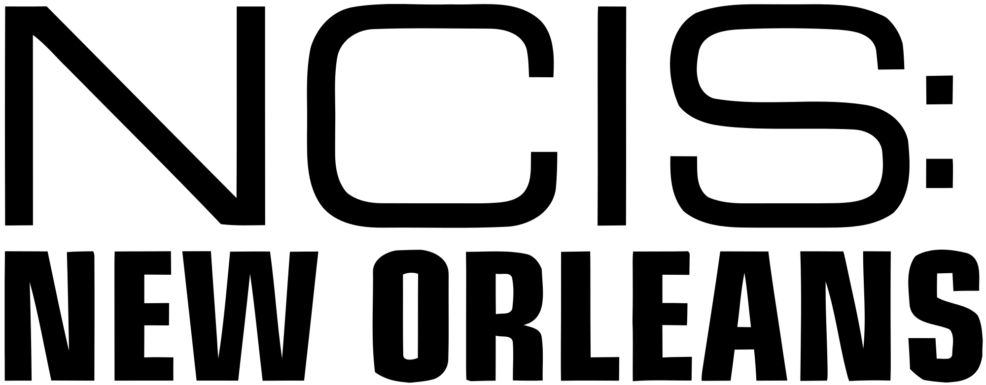 New Orleans Logo - File:NCIS- New Orleans - Logo.svg - Wikimedia Commons