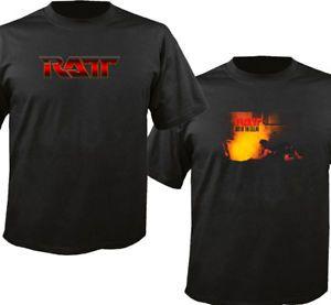 Ratt Logo - RATT Logo Black Short Sleeve Cotton T Shirt zz | eBay