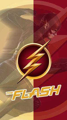 DC Flash Logo - The Flash Logo | Superhero | The Flash, Flash wallpaper, Flash arrow