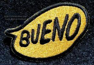 Taco Bueno Logo - LMH PATCH Badge TACO BUENO Thought Bubble Tex Mexican Restaurant ...
