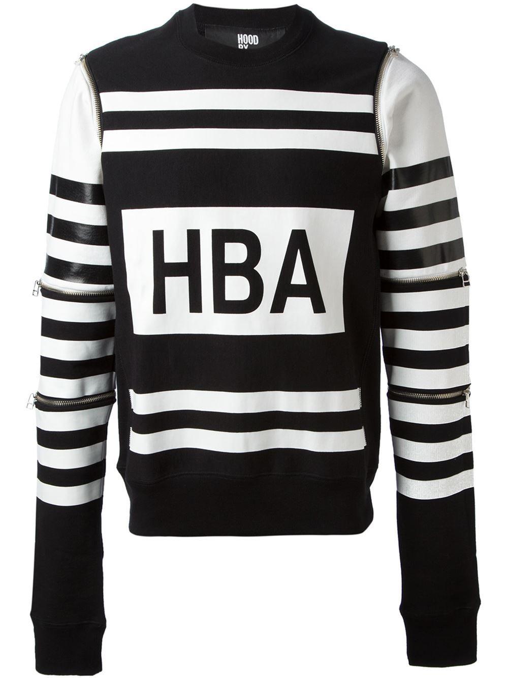 HBA Hood by Air Logo - Hood By Air Hba Logo Sweatshirt in Black for Men - Lyst