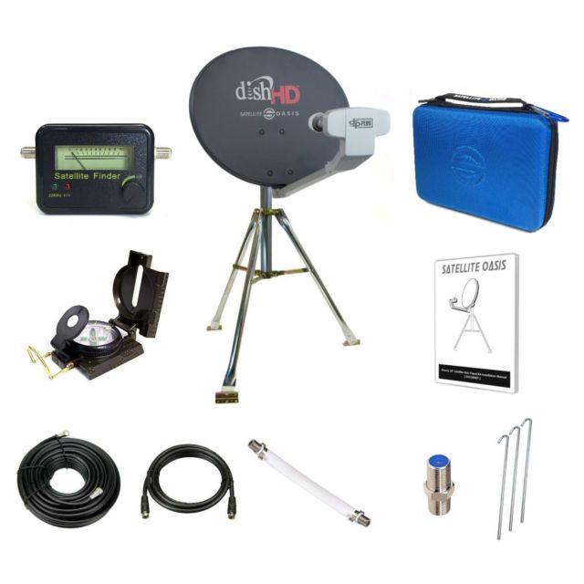 Dish Network HD Logo - Dish Network 1000.2 Turbo HDTV RV Satellite Tripod Kit for Portable ...