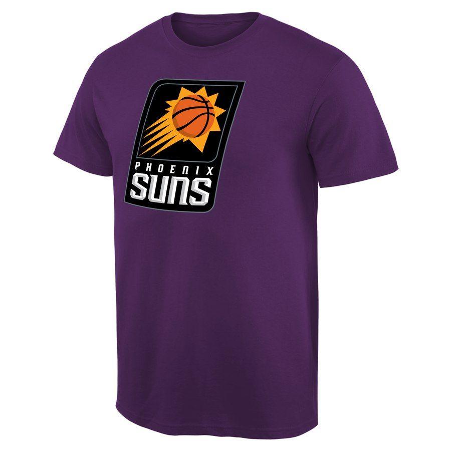 Phoenix Clothing Logo - Men's Phoenix Suns Purple Primary Logo T-Shirt