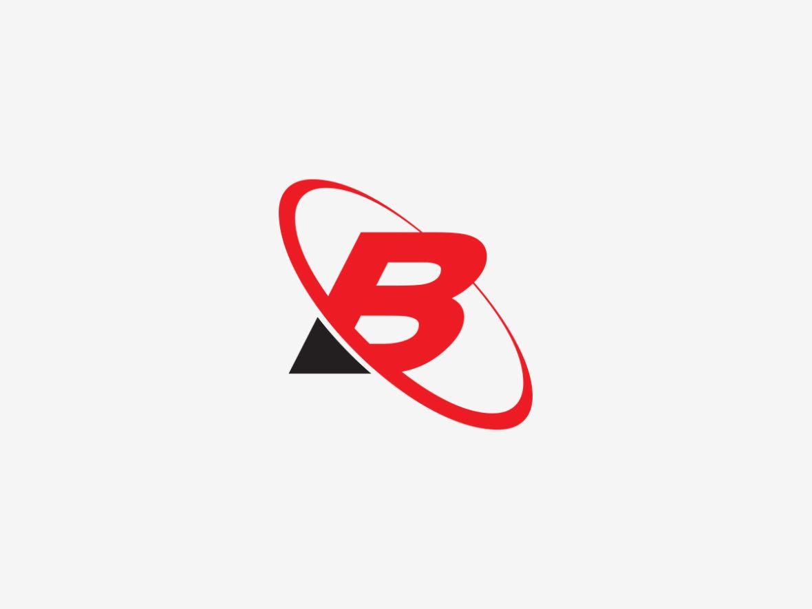 Red Letter Brand Names Logo - Brand Studio - B Letter Logo - Graphic Pick