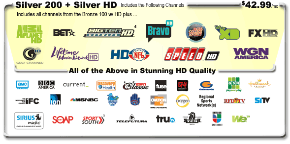 Dish Network HD Logo - Dish Network's Classic Silver 200 with SilverHD - Dish HD: High ...