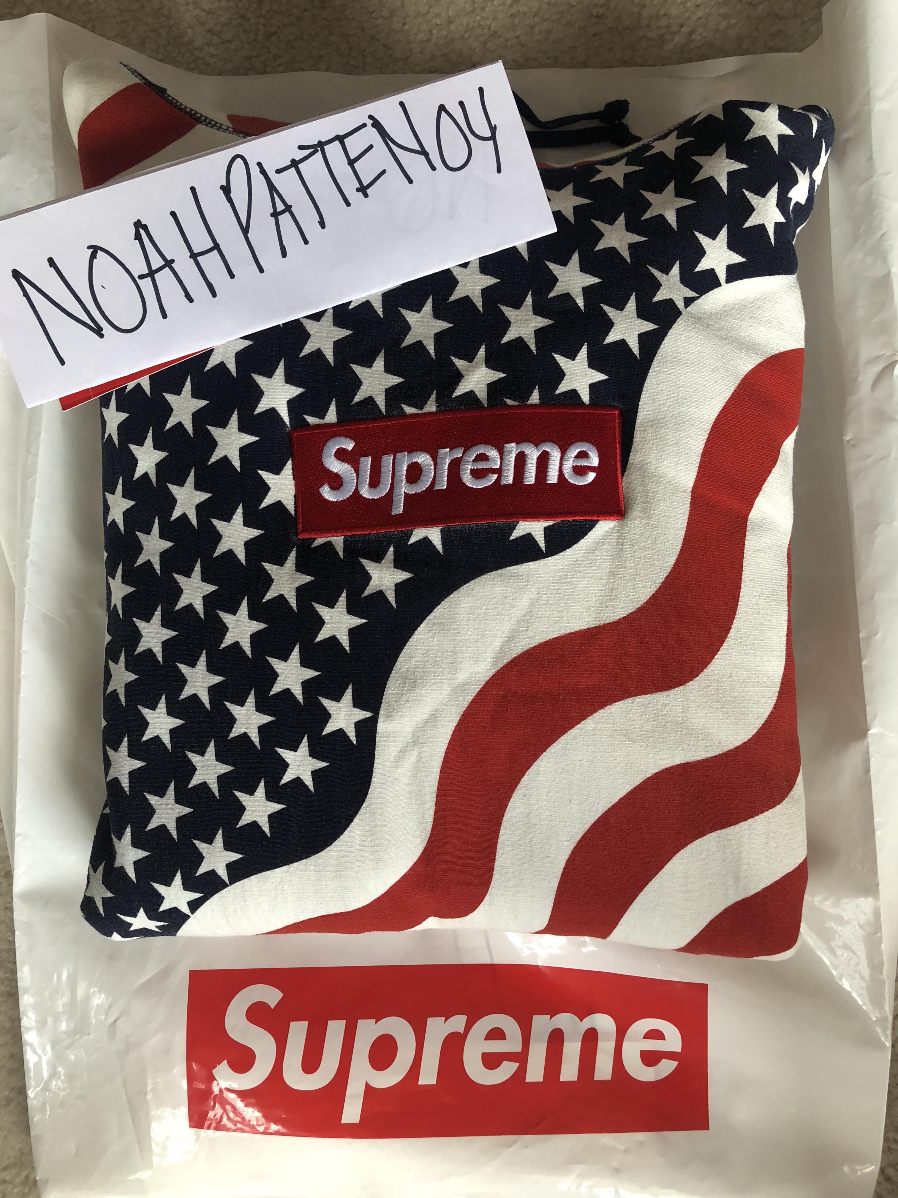 Cool Supreme Flag Box Logo - Supreme American Flag Box Logo Hoodie : supremeclothing