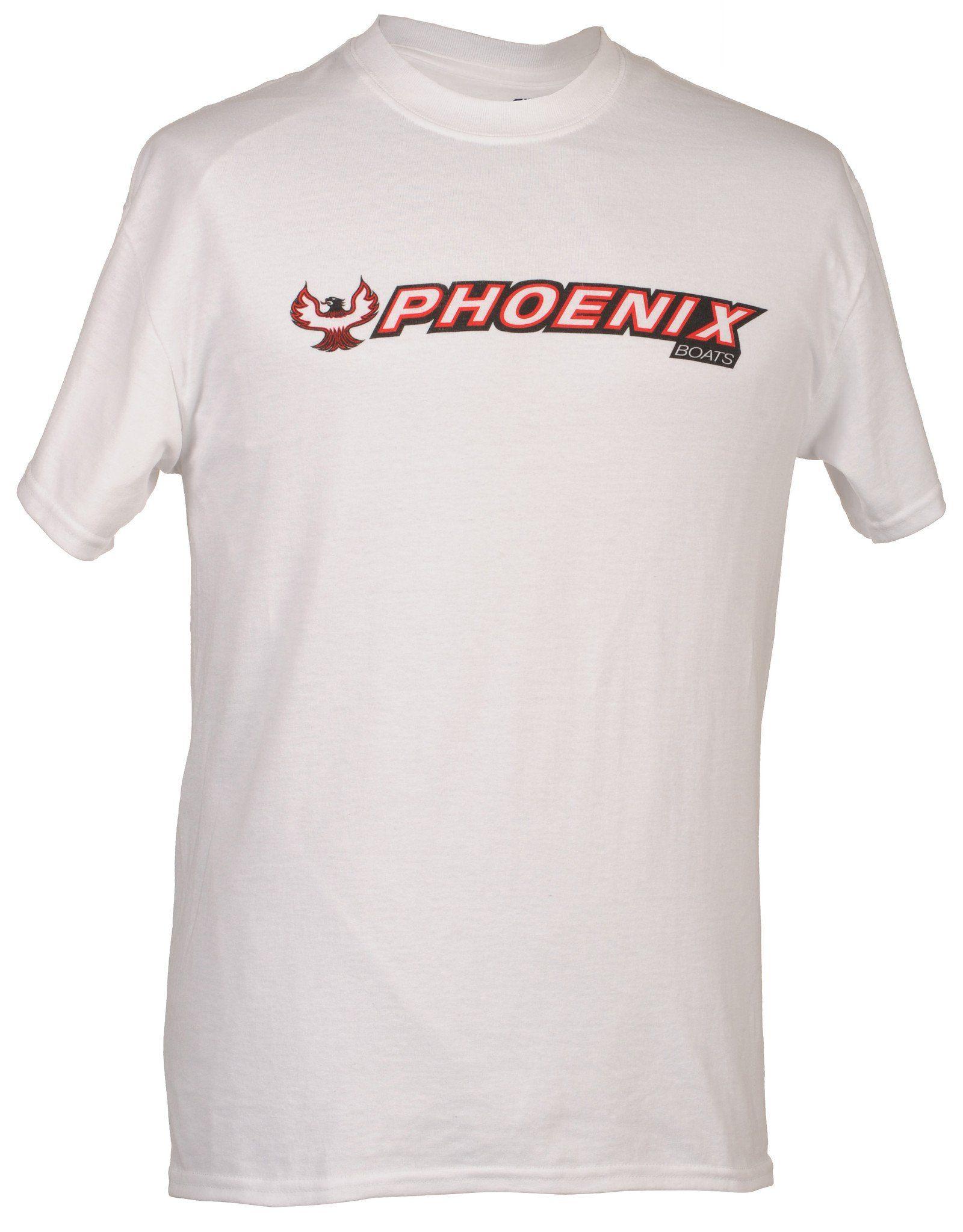 Phoenix Clothing Logo - Phoenix Logo Full Front Short Sleeve T Shirt. Phoenix Boats