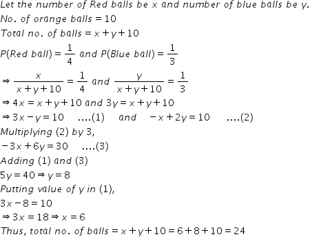 Red Ball White with X Logo - the probability of selecting the red ball at random from a jar that ...