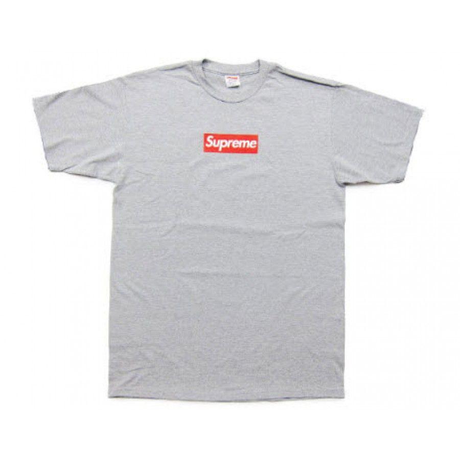 Supreme NYC Box Logo - Supreme NYC Box Logo T Shirt (Gray)
