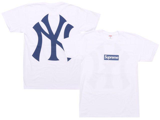 Supreme NYC Box Logo - essense: SUPREME (shupurimu) x x New York Yankees (New York Yankees