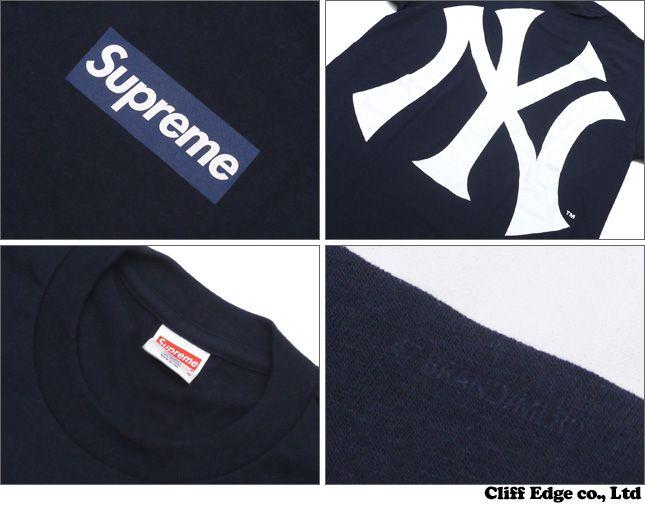 Supreme NYC Box Logo - Cliff Edge: SUPREME (shupurimu) x New York Yankees (New York Yankees ...