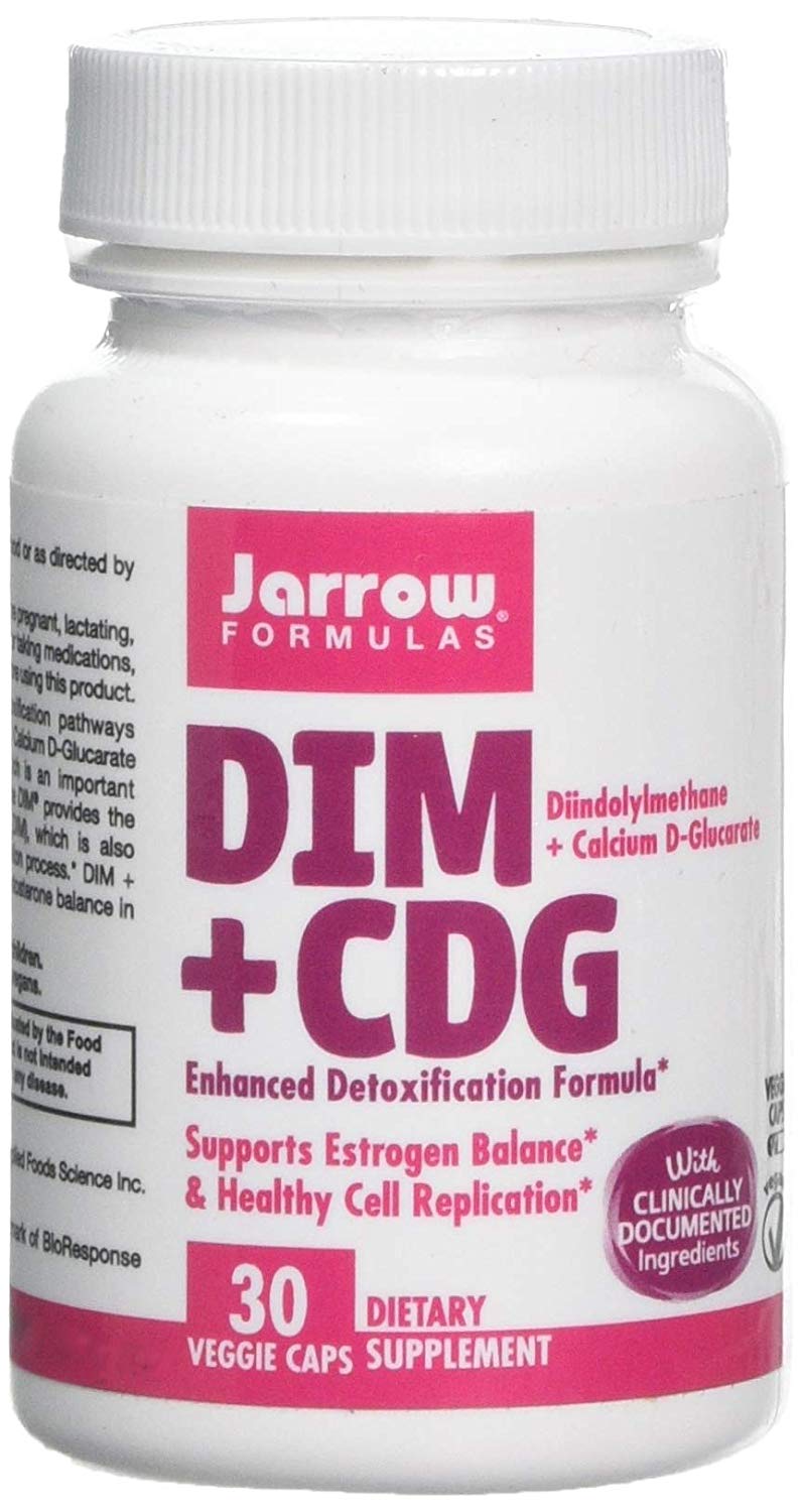 CDG Glucarate Logo - Jarrow Formulas Dim + CDG, 30 Capsules: Amazon.co.uk: Health