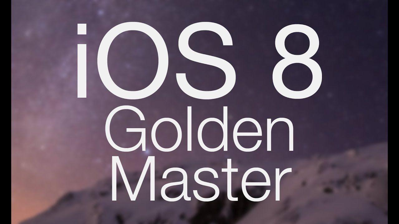 Golden Master Logo - iOS 8 Golden Master (Developer Preview 6) - YouTube