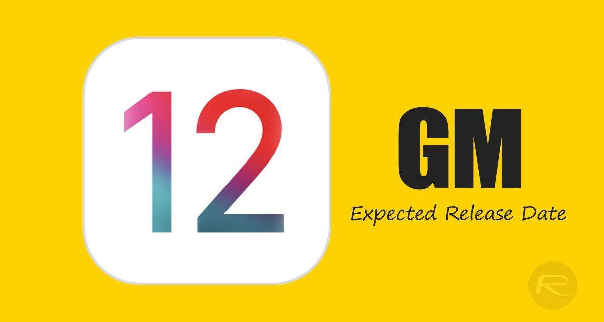 Golden Master Logo - iOS 12 GM Download And Release Date