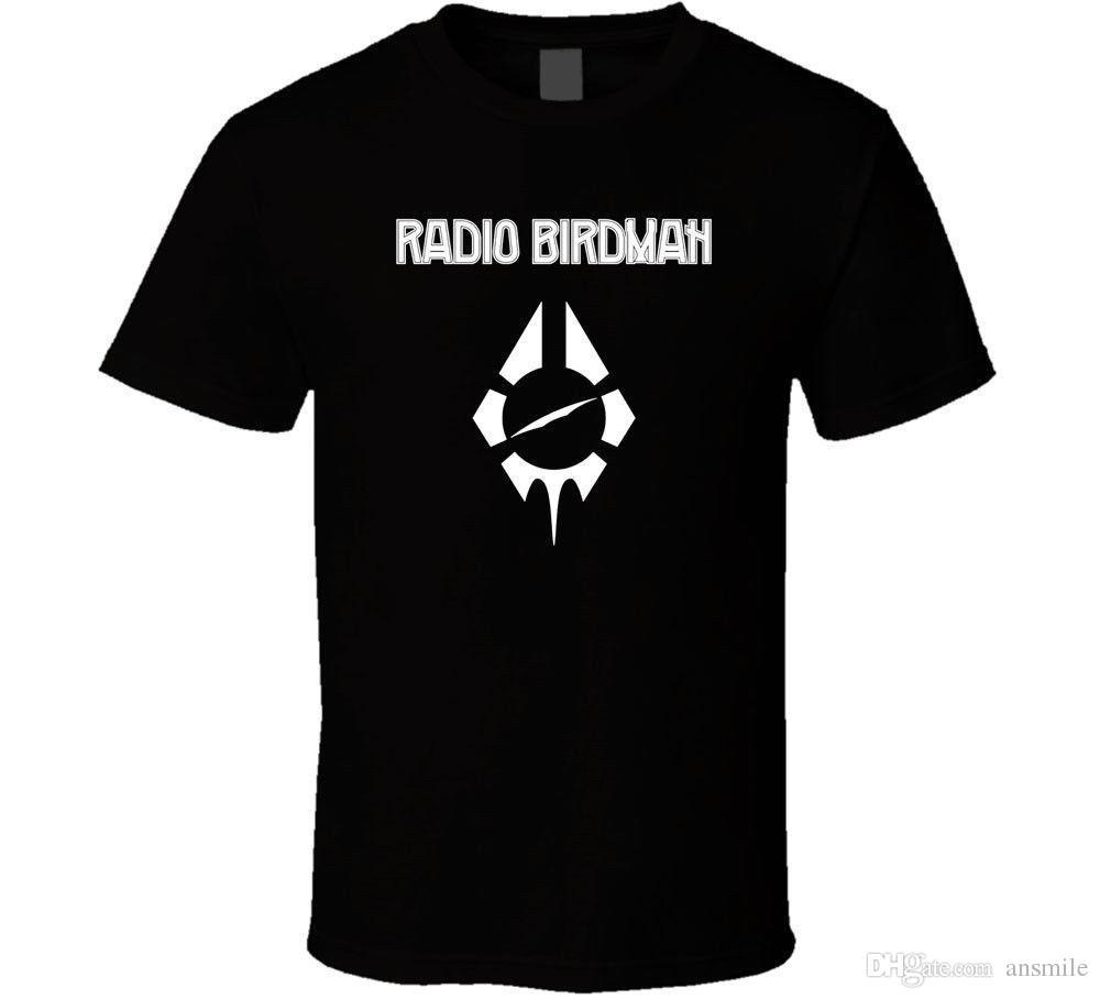 The Birdman Logo - Radio Birdman Australian Logo Shirt Black White Tshirt Men'S Crazy T ...