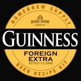 Guinness Bottle Logo - Guinness Foreign Extra Stout Clone Recipe Kit. Homebrew
