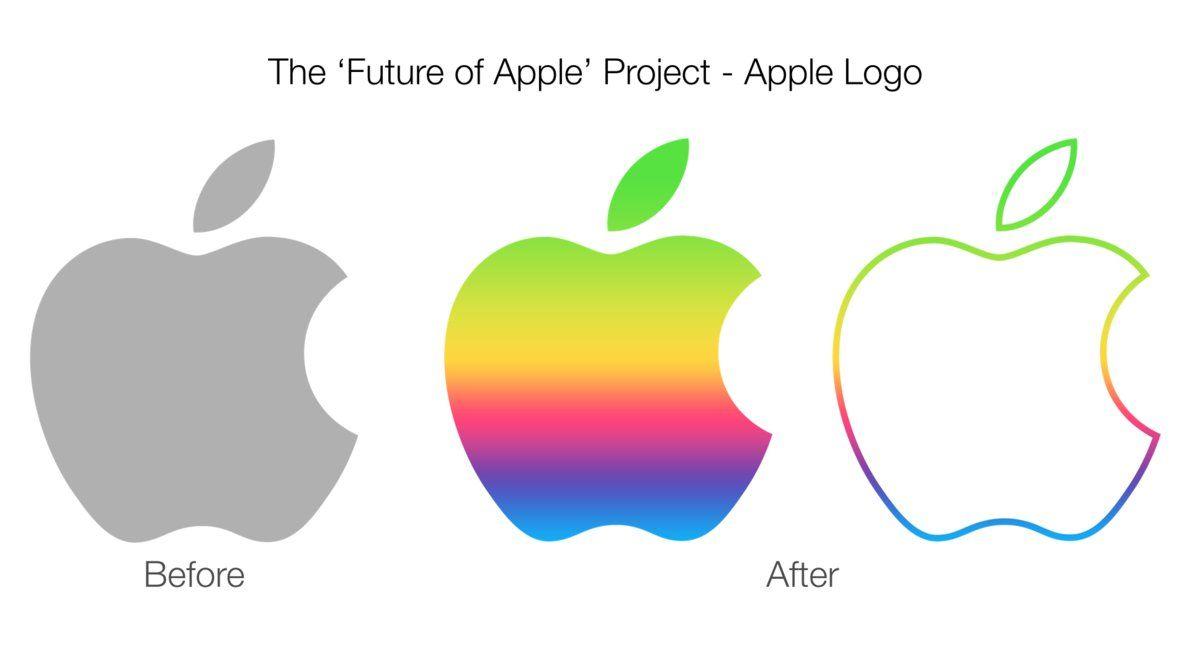Colored Apple Logo - Colorful Apple Logo Concept by ccard3dev on DeviantArt