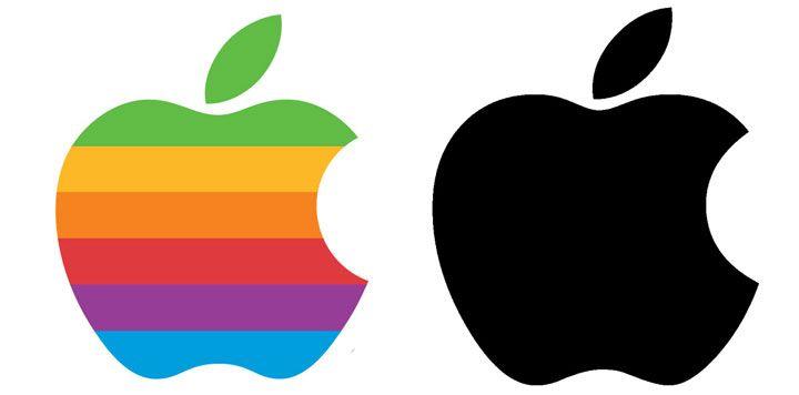 Colored Apple Logo - 3 Famous Original Logos You Forgot All About