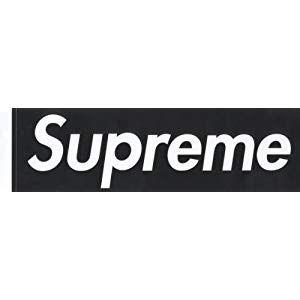 Supreme NYC Box Logo - SALE!! Supreme Store Black Box Logo Clothing Sticker Store