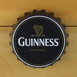 Guinness Bottle Logo - Guinness Bottle Opener Fridge Magnet, Bottle Cap Style, Pop Off or