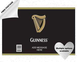 Guinness Beer Logo - GUINNESS BEER CAN/BOTTLE label edible icing cake & cupcake toppers ...