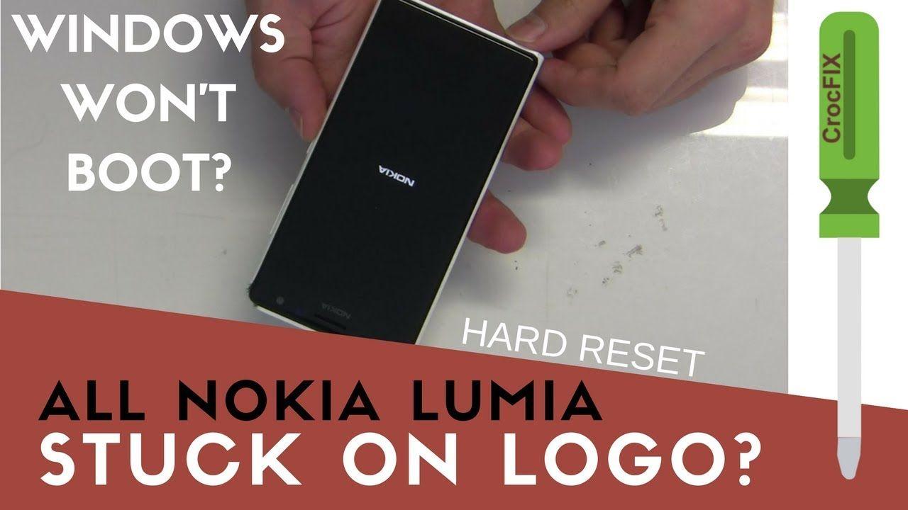 Microsoft Phone Logo - NOKIA LUMIA (Microsoft) Phone stuck on LOGO? Hard reset all models