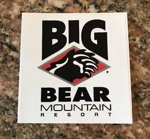 Big Bear Mountain Logo - Big Bear Mountain Sticker - Ski Resort Snowboard Snow Mountain ...