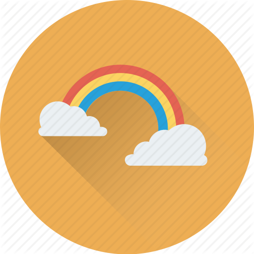 Rainbow Curve Logo - Dream, fantasy, rainbow, rainbow curve, spectrum icon