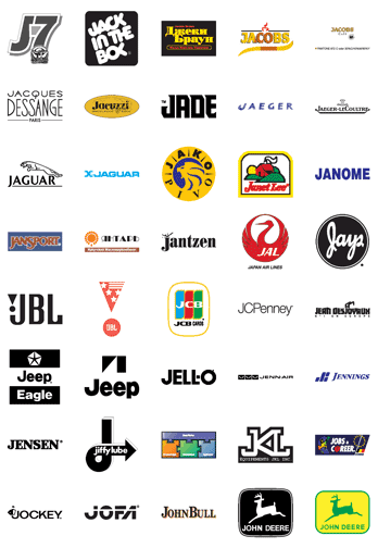 Famous Company Logo - Free Vector Logos: Famous Company Logos and Trademarks – Letter J ...