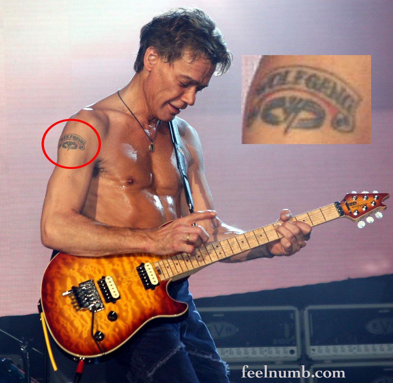 Van Halen Original Logo - Eddie Van Halen's “Van Hagar” Era Logo Tattoo