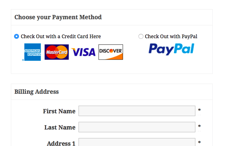 PayPal Here Credit Card Logo - Add Credit Cards and PayPal Logos to Checkout when Using PayPal ...