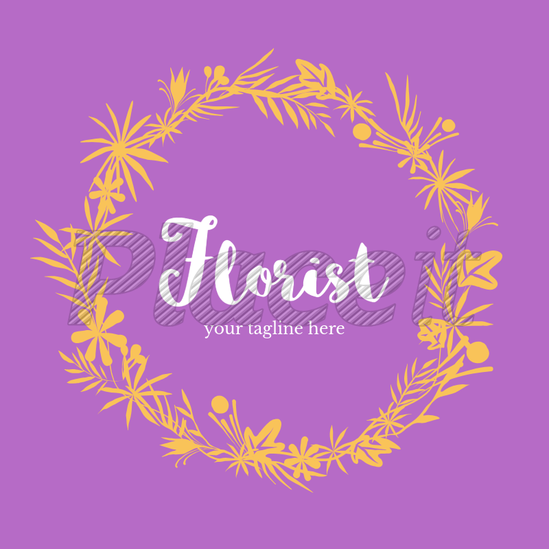 Florist Shop Logo - Placeit - Colorful Florist Shop Logo Maker
