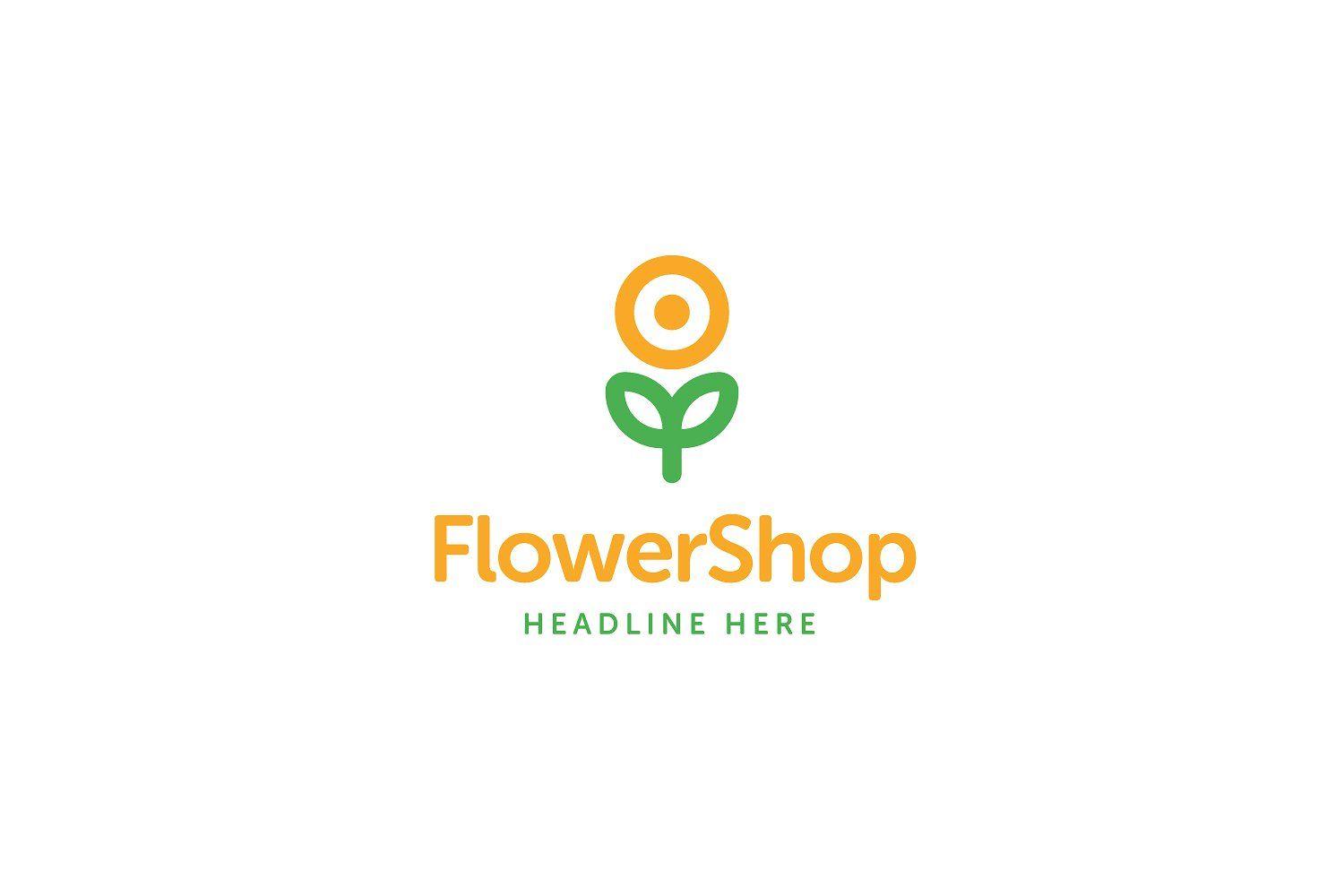 Florist Shop Logo - Flower Shop Logo Template ~ Logo Templates ~ Creative Market