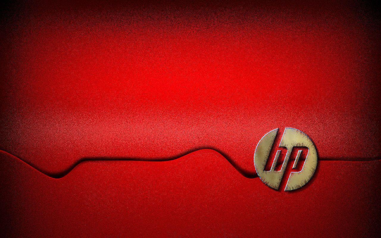 Red HP Logo - HP Logo Wallpaper