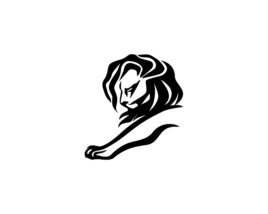 Silver Standing Lion Logo - Cannes Lions logo | Logok