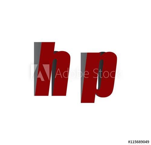 Red HP Logo - hp logo initial red and shadow this stock vector and explore