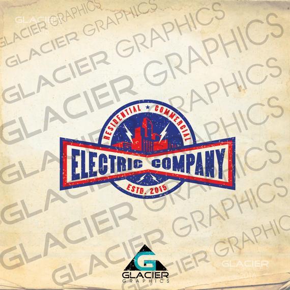 Electrician Logo - Custom Logo Vintage Electrician Logo Electrical Logo