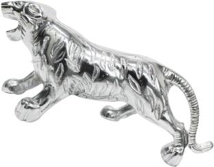 Silver Lion Car Logo - spydo Golden one side jaguar face logo Front Mudguard For Bullet ALL ...