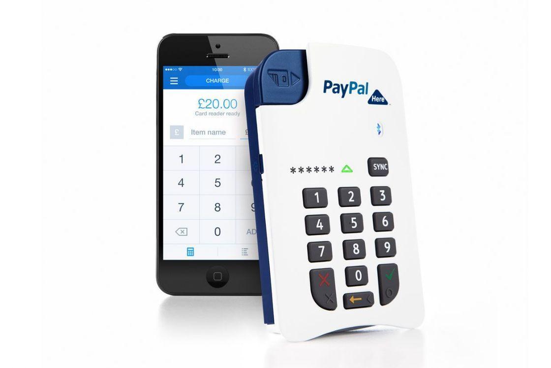 PayPal Here Credit Card Logo - Gas Safety Shop: PayPal Here Credit Debit PayPal Payments Card Reader