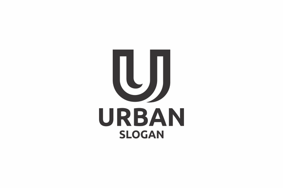 Creative U Logo - U Letter by Logo on Creative Market | Creative Designs - Typography ...