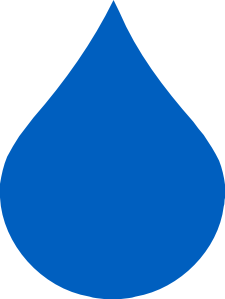 Blue Rain Drop Logo - Blue Rain Drop Clip Art at Clker.com - vector clip art online ...