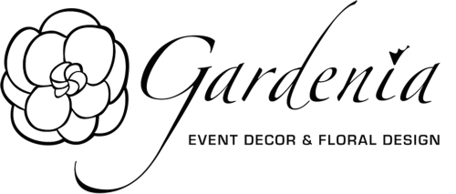 Gardenia Flower Logo - GARDENIA – Event Decor And Floral Design